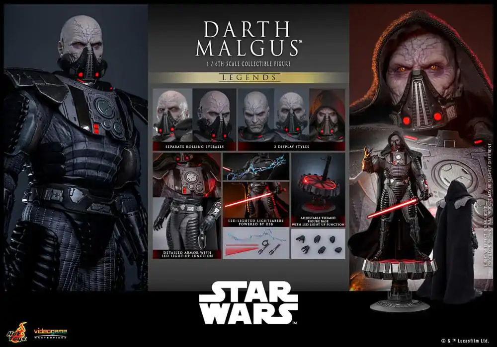 Star Wars Legends Arcydzieło Figurka Akcji 1/6 Darth Malgus 34 cm zdjęcie produktu