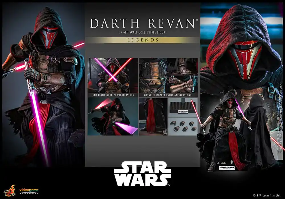 Star Wars Legends Kolekcjonerska Figurka Akcji Videogame Masterpiece 1/6 Darth Revan 31 cm zdjęcie produktu