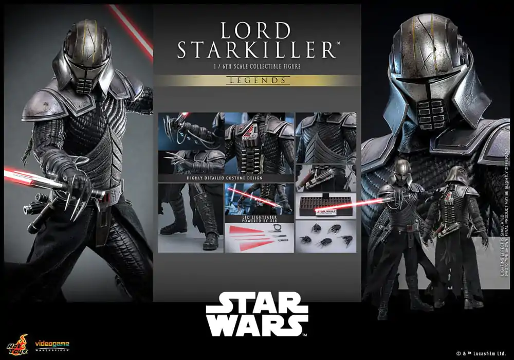 Star Wars Legends Kolekcjonerska Figurka Akcji 1/6 Lord Starkiller 31 cm zdjęcie produktu