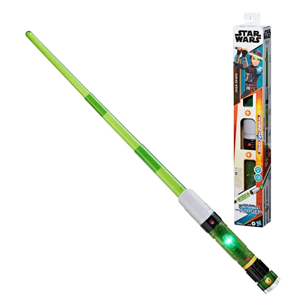 Star Wars Lightsaber Forge Kyber Core Roleplay Replika Elektroniczny Miecz Świetlny Sabine Wren zdjęcie produktu