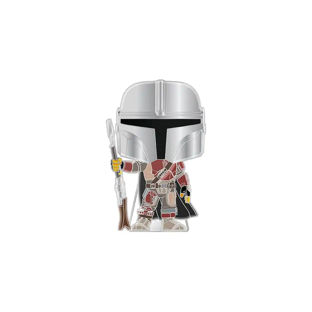 Star Wars Loungefly POP! Przypinka emaliowana Mando 10 cm zdjęcie produktu