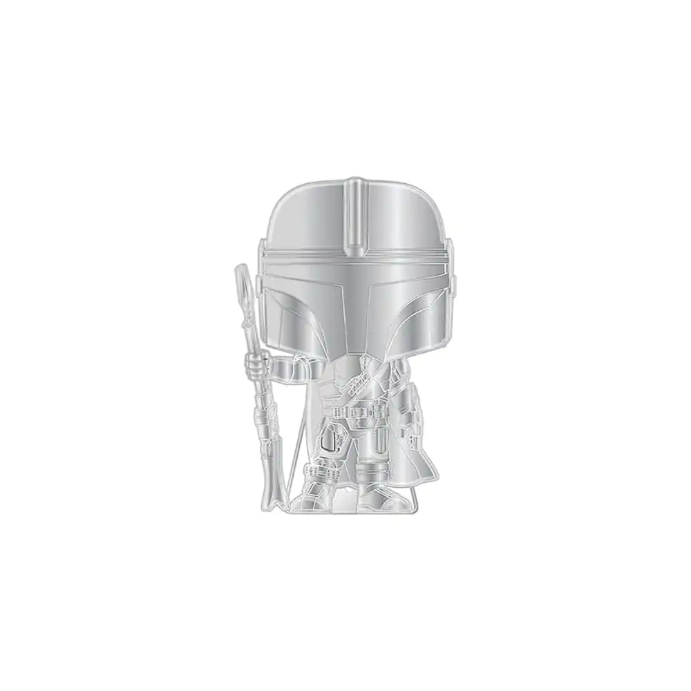 Star Wars Loungefly POP! Przypinka emaliowana Mando 10 cm zdjęcie produktu