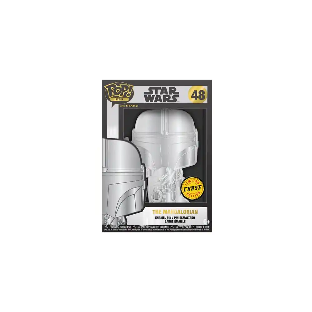 Star Wars Loungefly POP! Przypinka emaliowana Mando 10 cm zdjęcie produktu