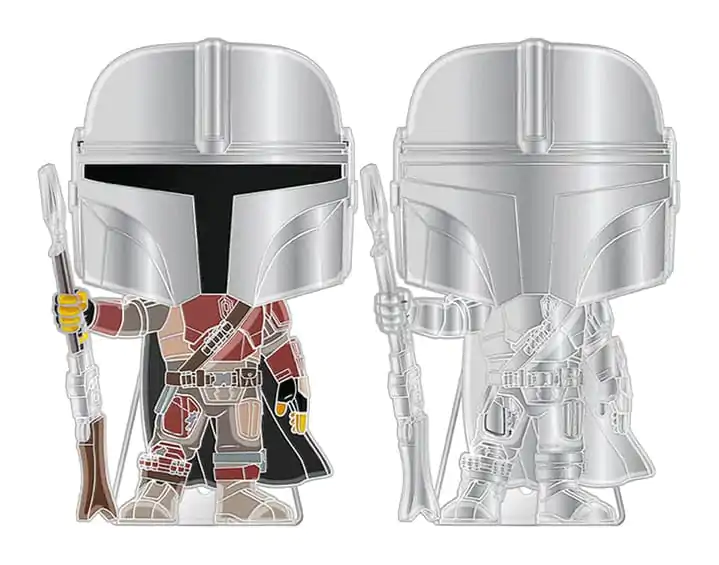 Star Wars Loungefly POP! Przypinka emaliowana Mando 10 cm zdjęcie produktu