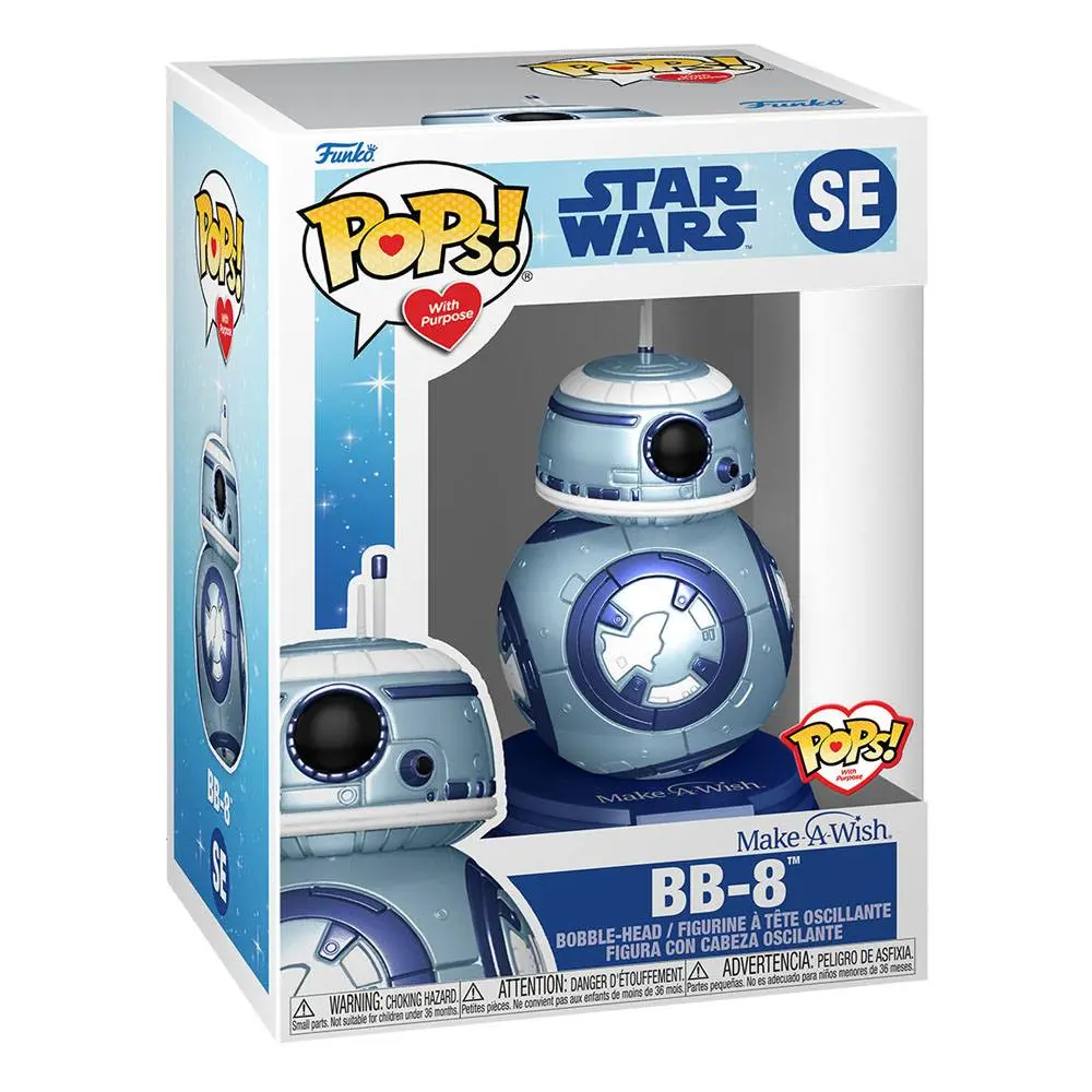 Star Wars Spełnij Życzenie 2022 POP! Star Wars Figurka Vinyl BB-8 (Metaliczny) 9 cm zdjęcie produktu