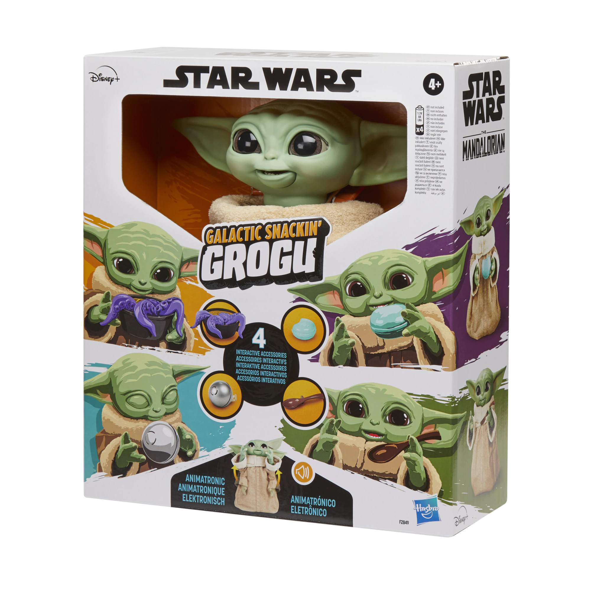 Star Wars The Mandalorian Interaktywna Figurka Galactic Snackin´ Grogu 23 cm zdjęcie produktu