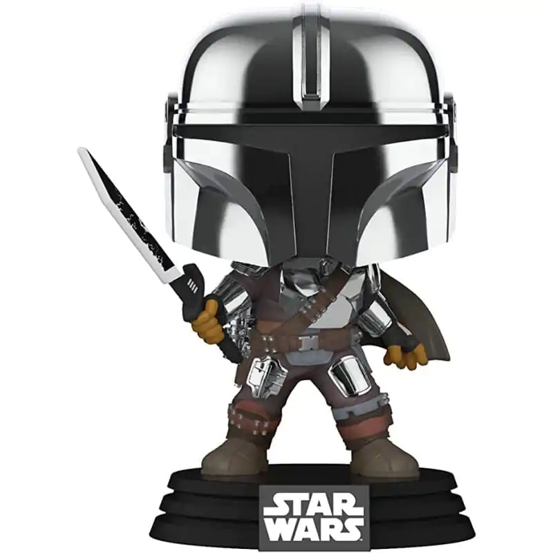 Star Wars: Mandalorian Funko POP! Figurka Vinyl MandoW/DrkSabr(GW/MT) 9 cm zdjęcie produktu