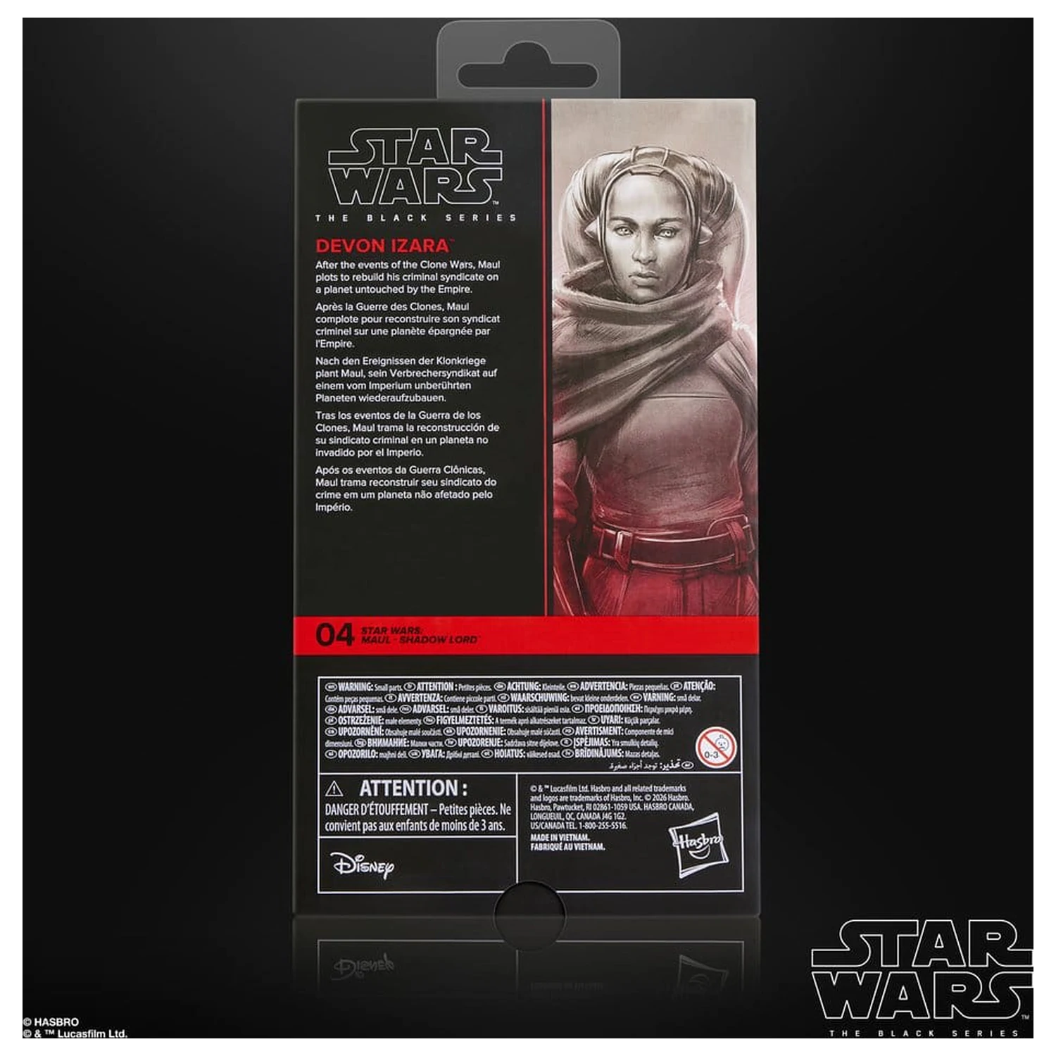 Star Wars: Maul - Shadow Lord Black Series Figurka Devon Izara 15 cm zdjęcie produktu
