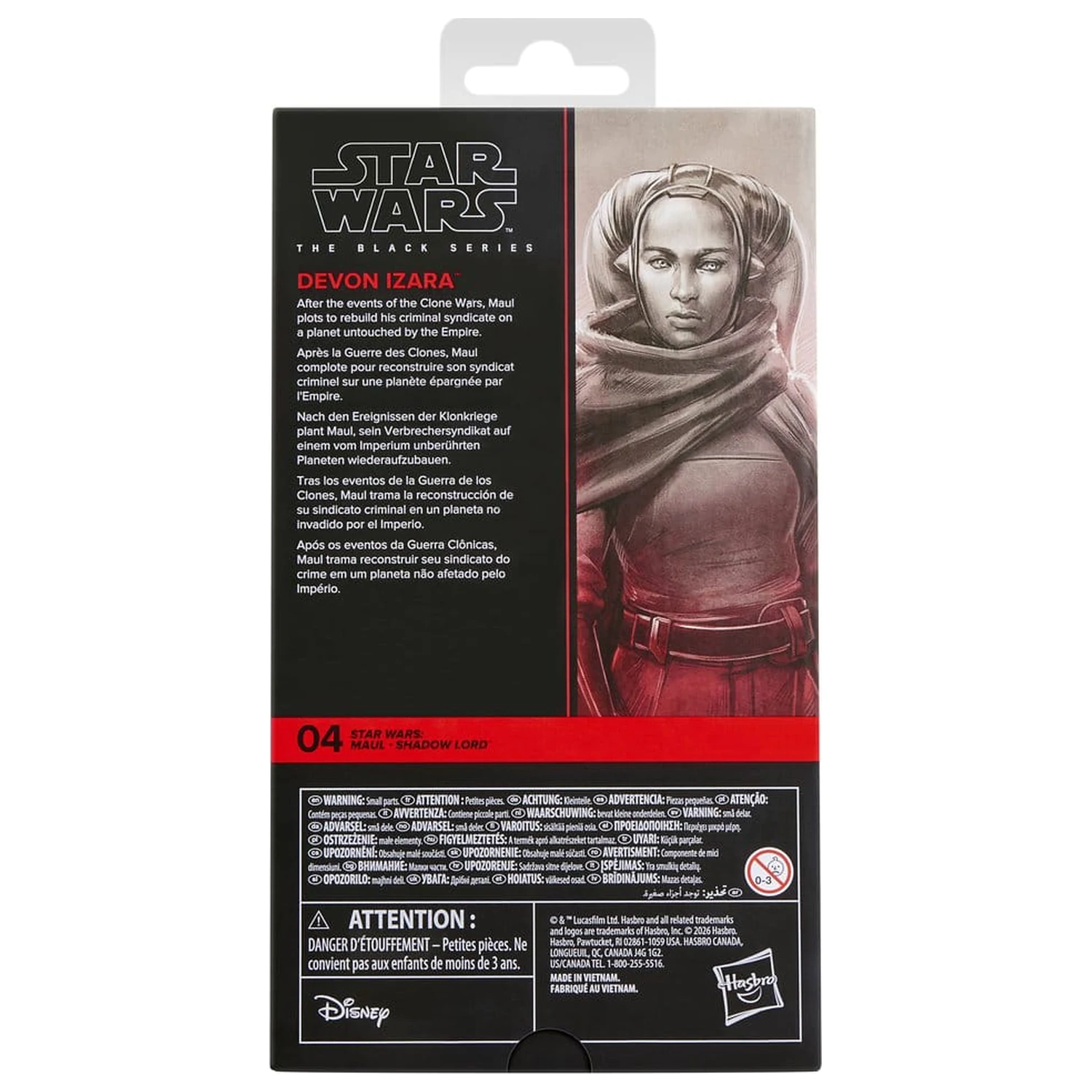 Star Wars: Maul - Shadow Lord Black Series Figurka Devon Izara 15 cm zdjęcie produktu