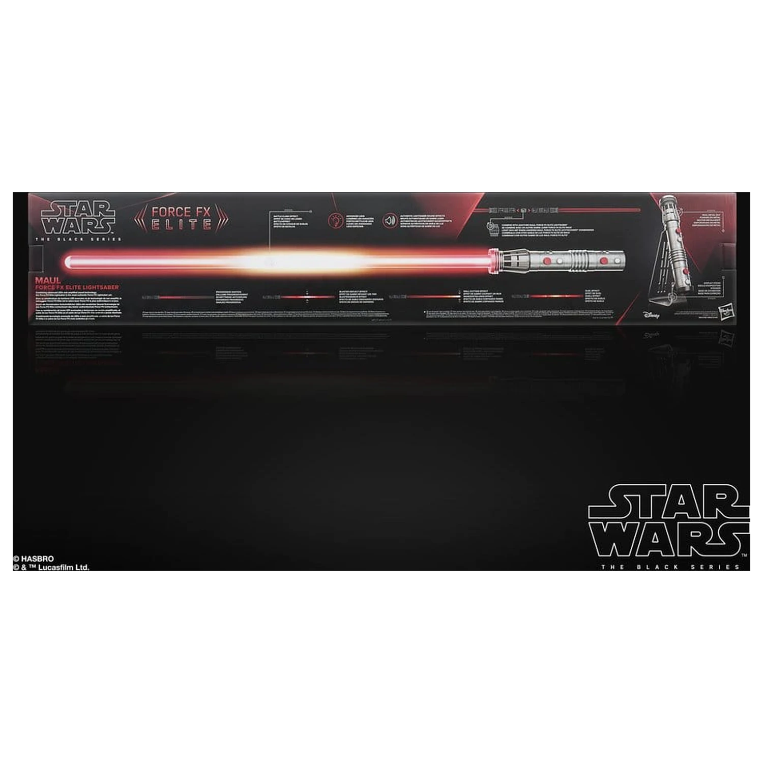 Star Wars: Maul - Shadow Lord Black Series replika miecza świetlnego Force FX Elite Maul zdjęcie produktu