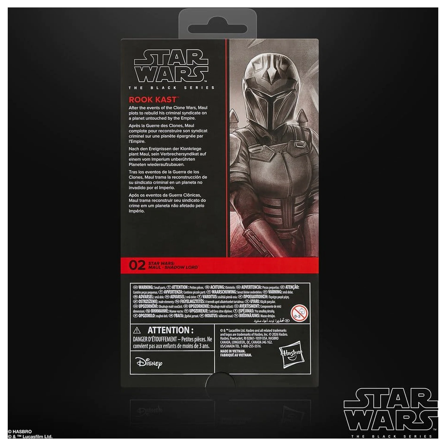 Star Wars: Maul - Shadow Lord Black Series figurka akcji Rook Kast 15 cm zdjęcie produktu