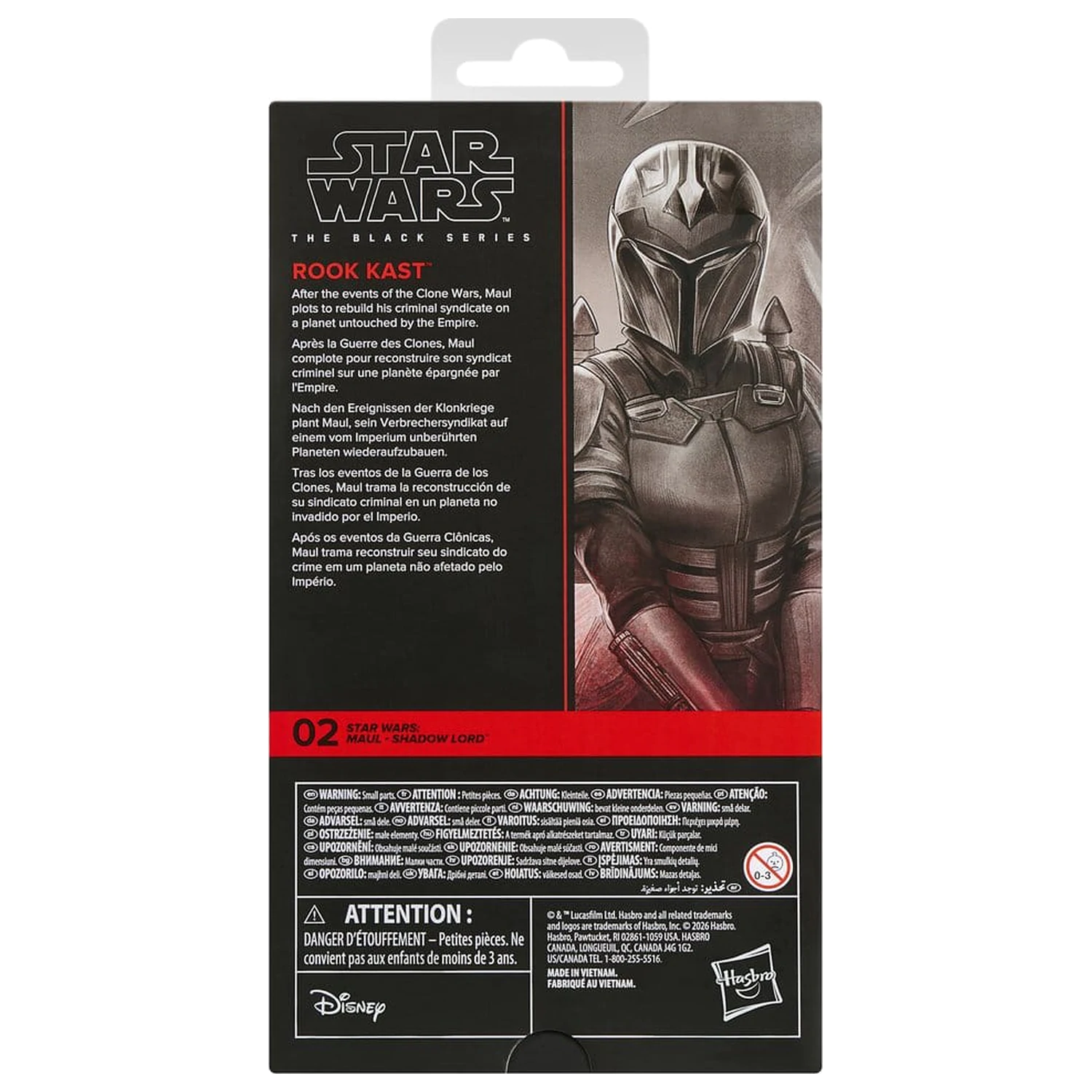 Star Wars: Maul - Shadow Lord Black Series figurka akcji Rook Kast 15 cm zdjęcie produktu