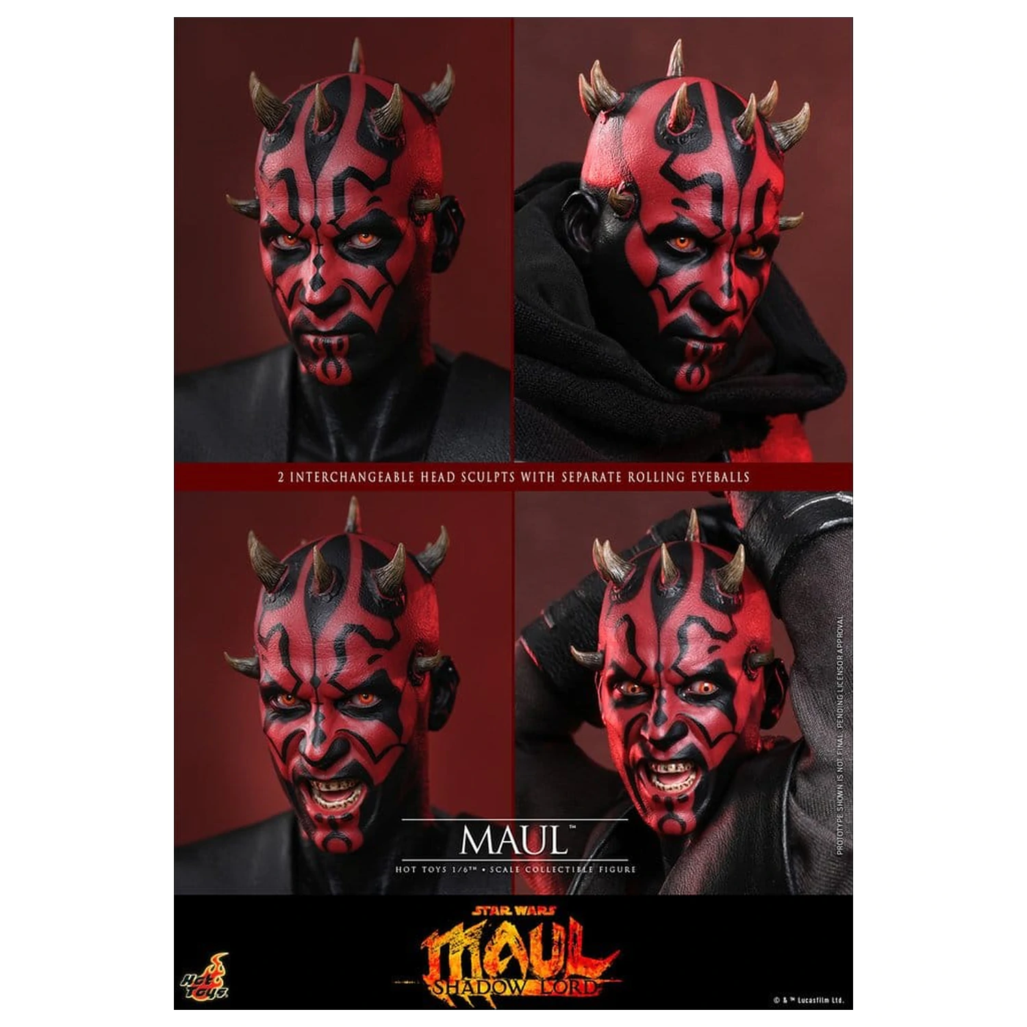 Star Wars: Maul - Shadow Lord Television Arcydzieło Figurka 1/6 Maul 29 cm zdjęcie produktu