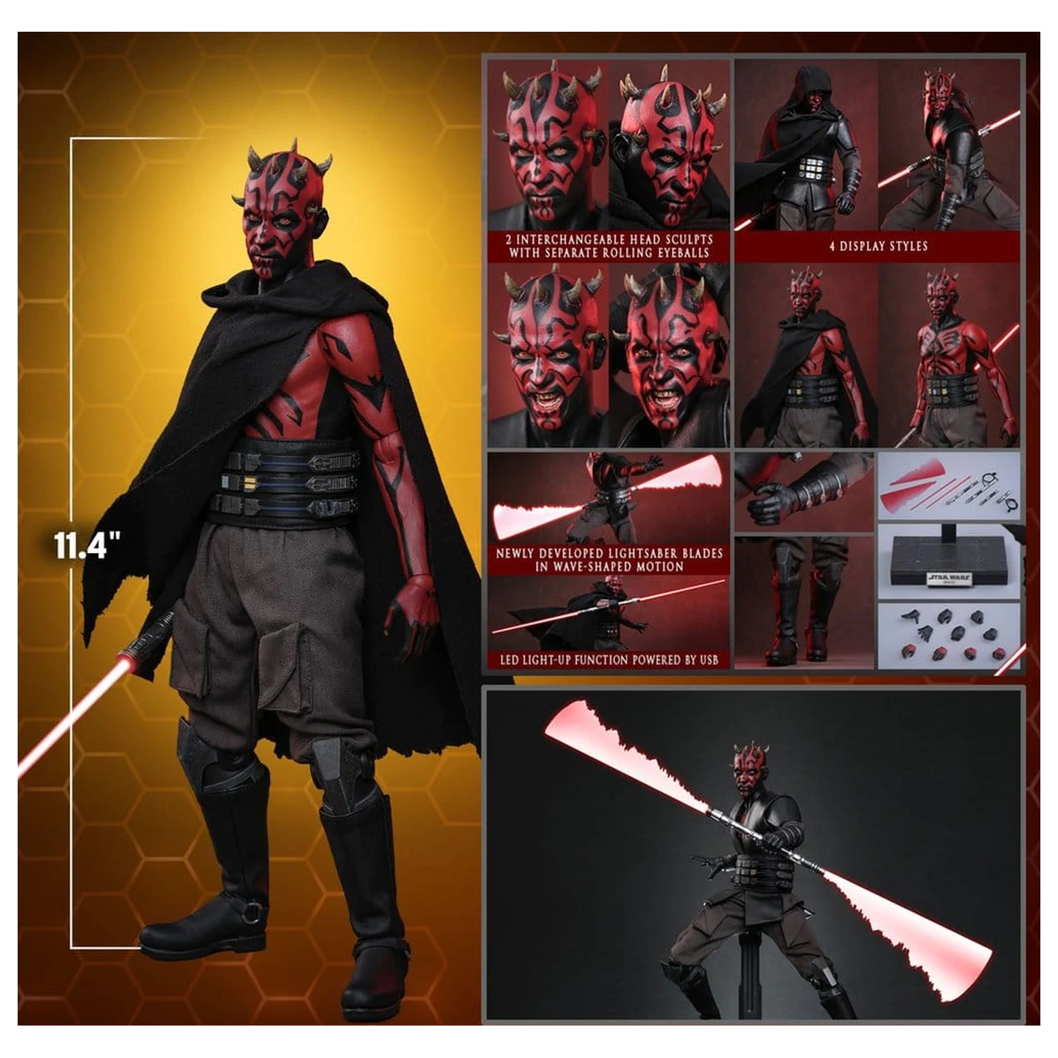 Star Wars: Maul - Shadow Lord Television Arcydzieło Figurka 1/6 Maul 29 cm zdjęcie produktu