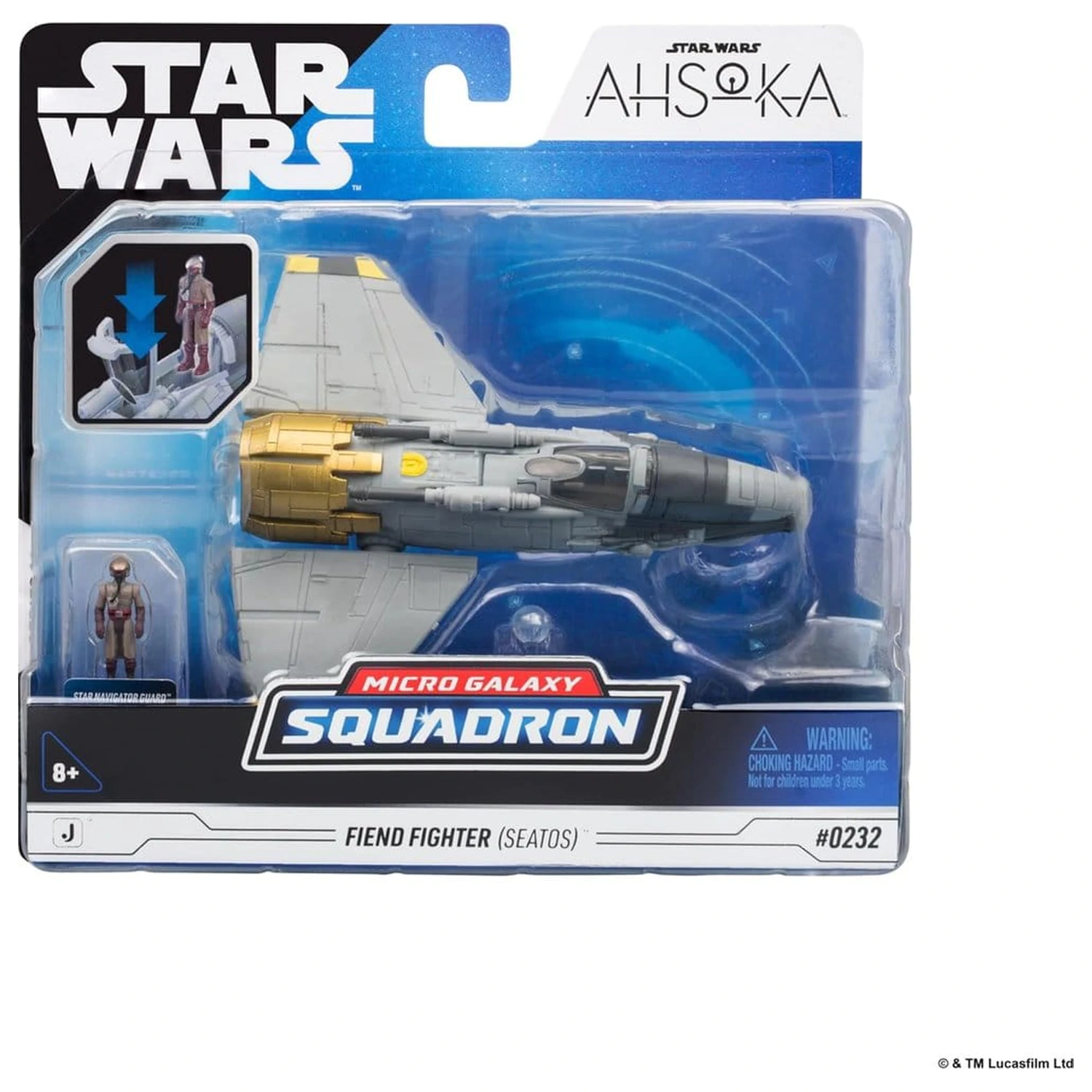 Star Wars Średni Pojazd Fiend Fighter z Star Navigator 13 cm zdjęcie produktu