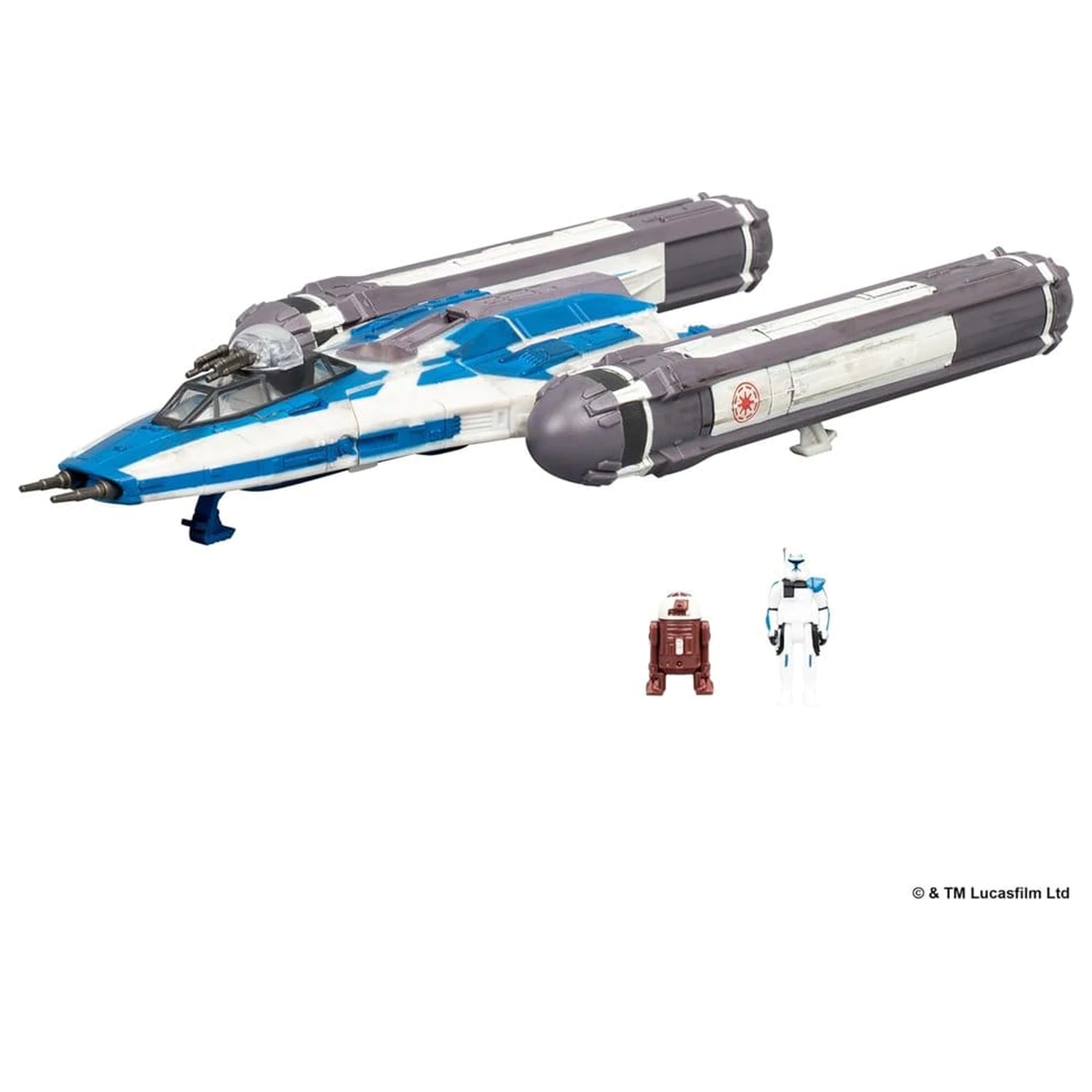 Star Wars Medium Pojazd BTL-B Y-wing Starfighter z Clone Captain Rex 13 cm zdjęcie produktu
