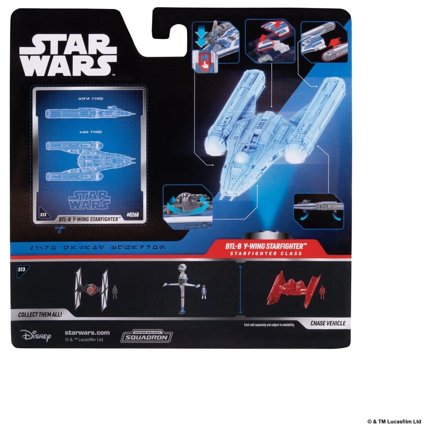 Star Wars Średni pojazd i figurka BTL-B Y-wing & Ahsoka & R7-A7 zdjęcie produktu