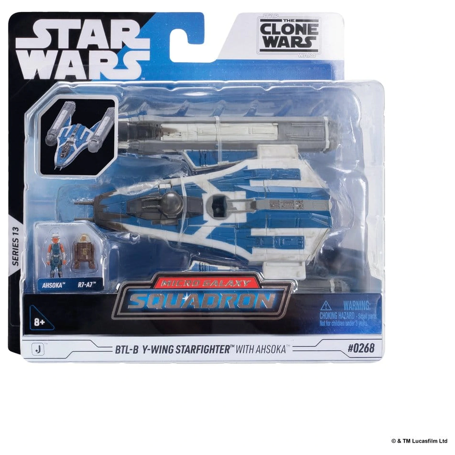Star Wars Średni pojazd i figurka BTL-B Y-wing & Ahsoka & R7-A7 zdjęcie produktu
