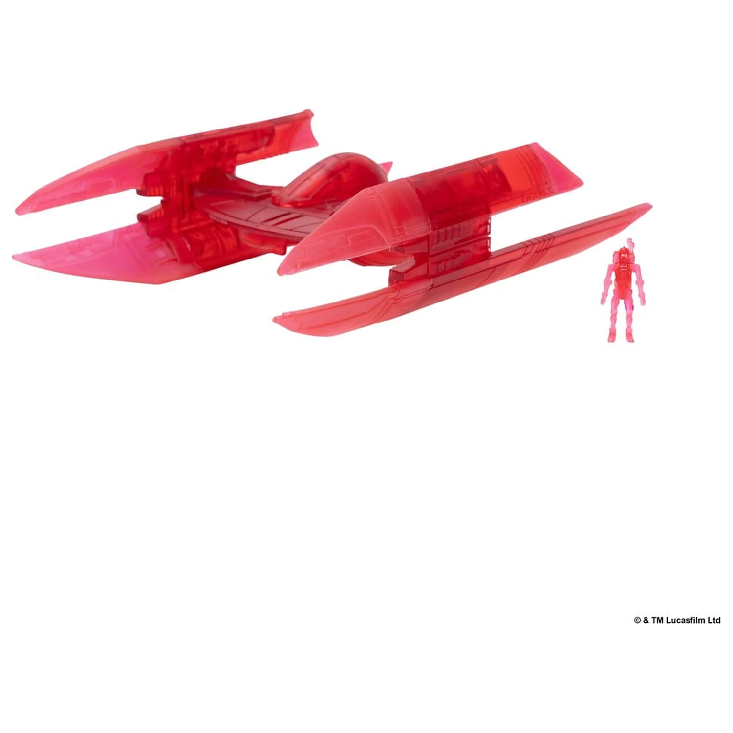 Star Wars Medium pojazd i figurka asortyment Hyena Vulture Bomber (Red Hologram) i Battle Droid (Chase) zdjęcie produktu