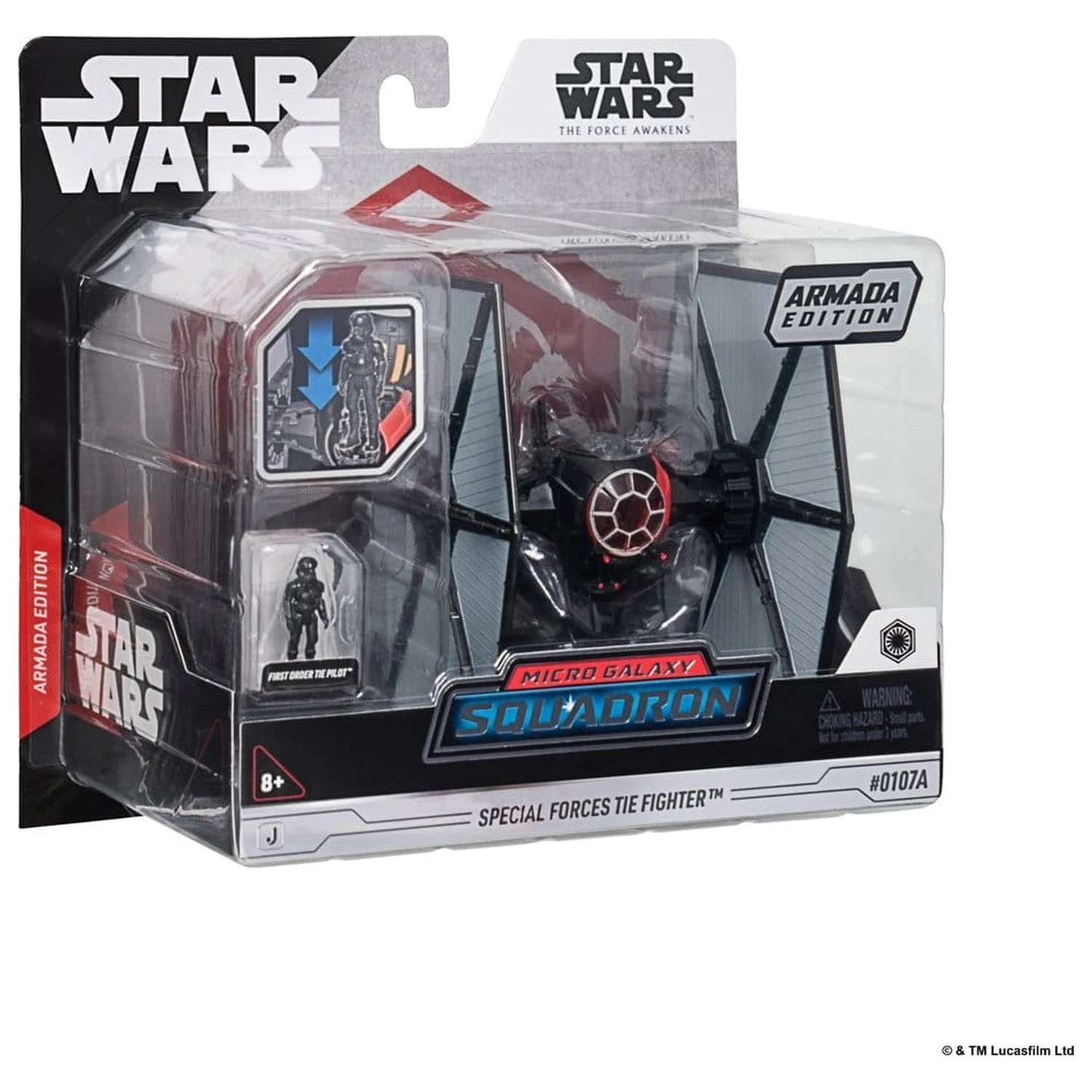 Star Wars Medium Vehicle & Figurki w zestawie Special Forces TIE Fighter & First Order TIE Pilot (Armada Edition) zdjęcie produktu
