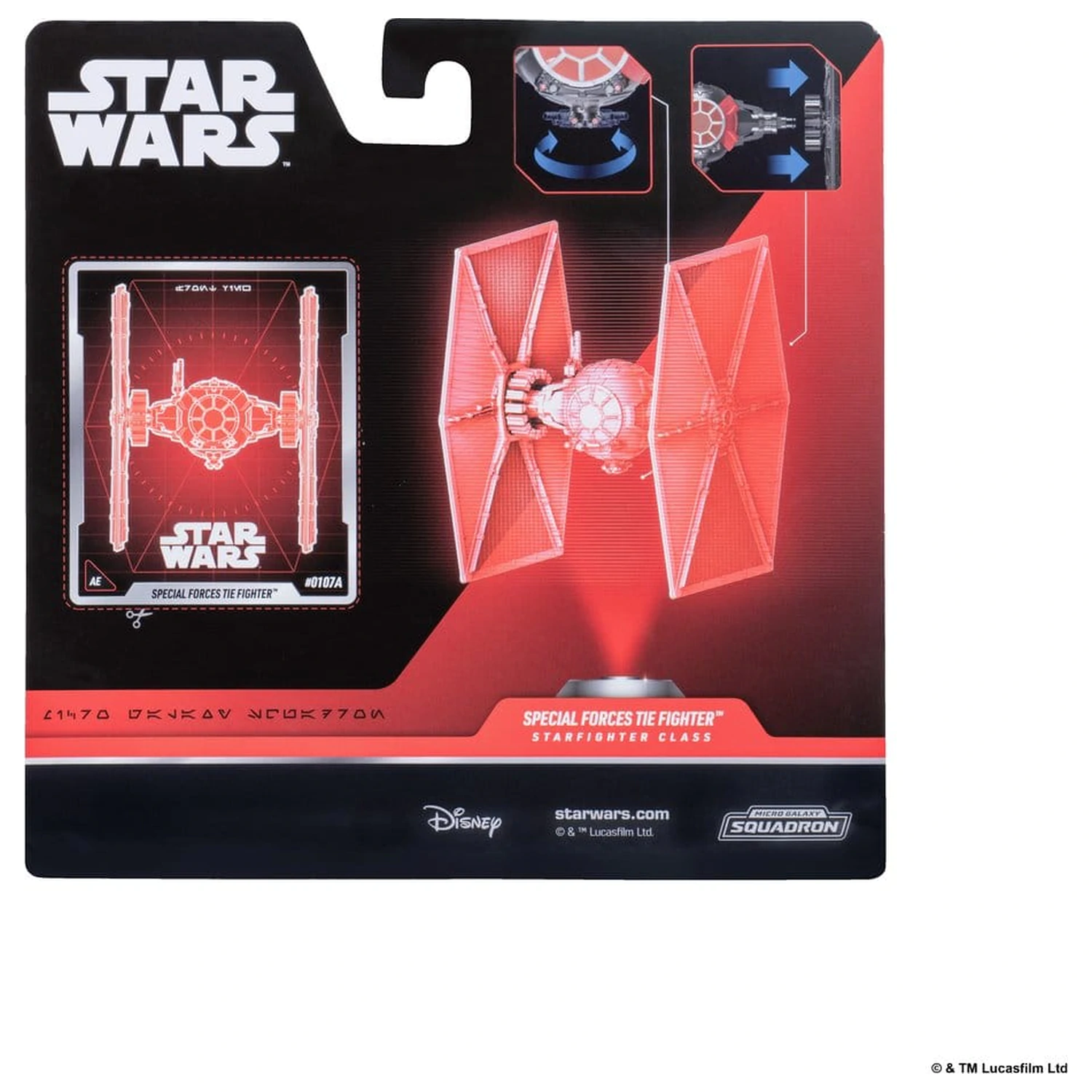 Star Wars Medium Vehicle & Figurki w zestawie Special Forces TIE Fighter & First Order TIE Pilot (Armada Edition) zdjęcie produktu
