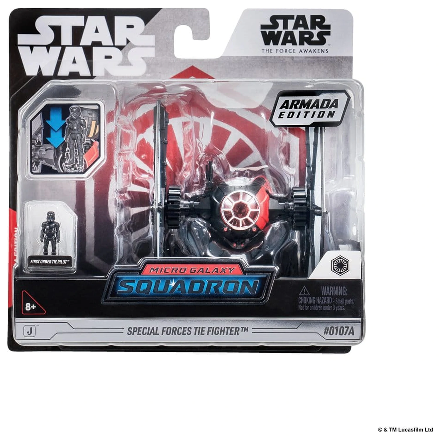 Star Wars Medium Vehicle & Figurki w zestawie Special Forces TIE Fighter & First Order TIE Pilot (Armada Edition) zdjęcie produktu