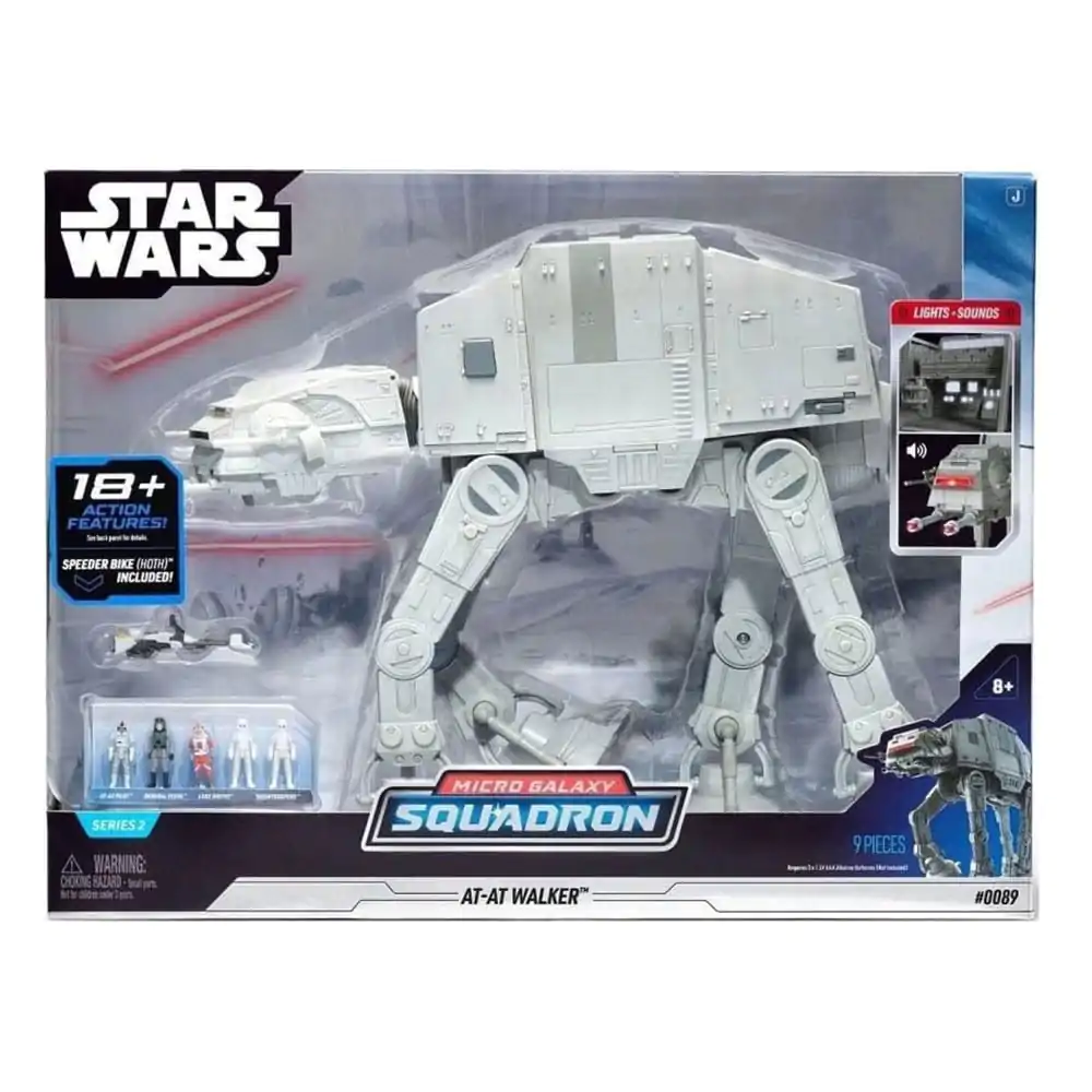 Star Wars Micro Galaxy Squadron Pojazd z Funkcjami z Figurkami Klasy Szturmowej AT-AT 24 cm zdjęcie produktu