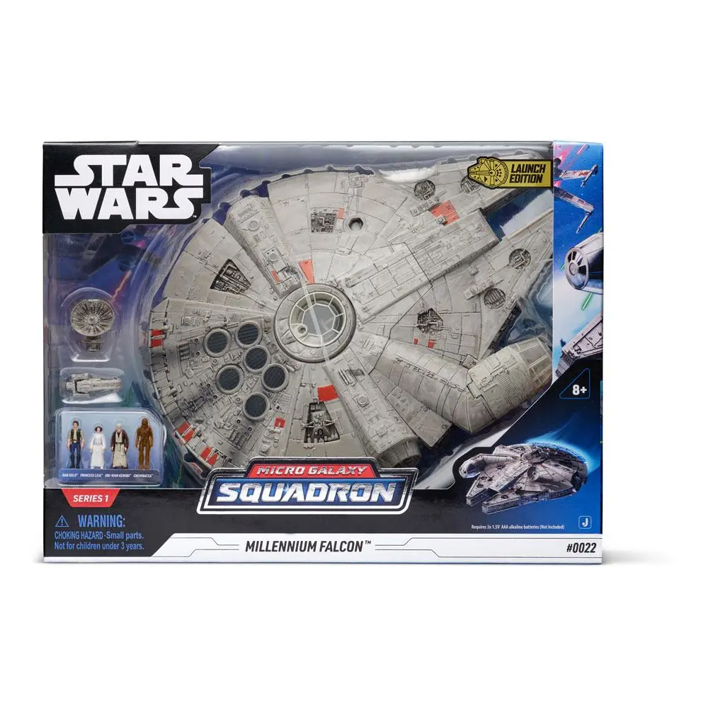 Star Wars Micro Galaxy Squadron Feature Vehicle z Figurkami Sokół Millennium 22 cm zdjęcie produktu