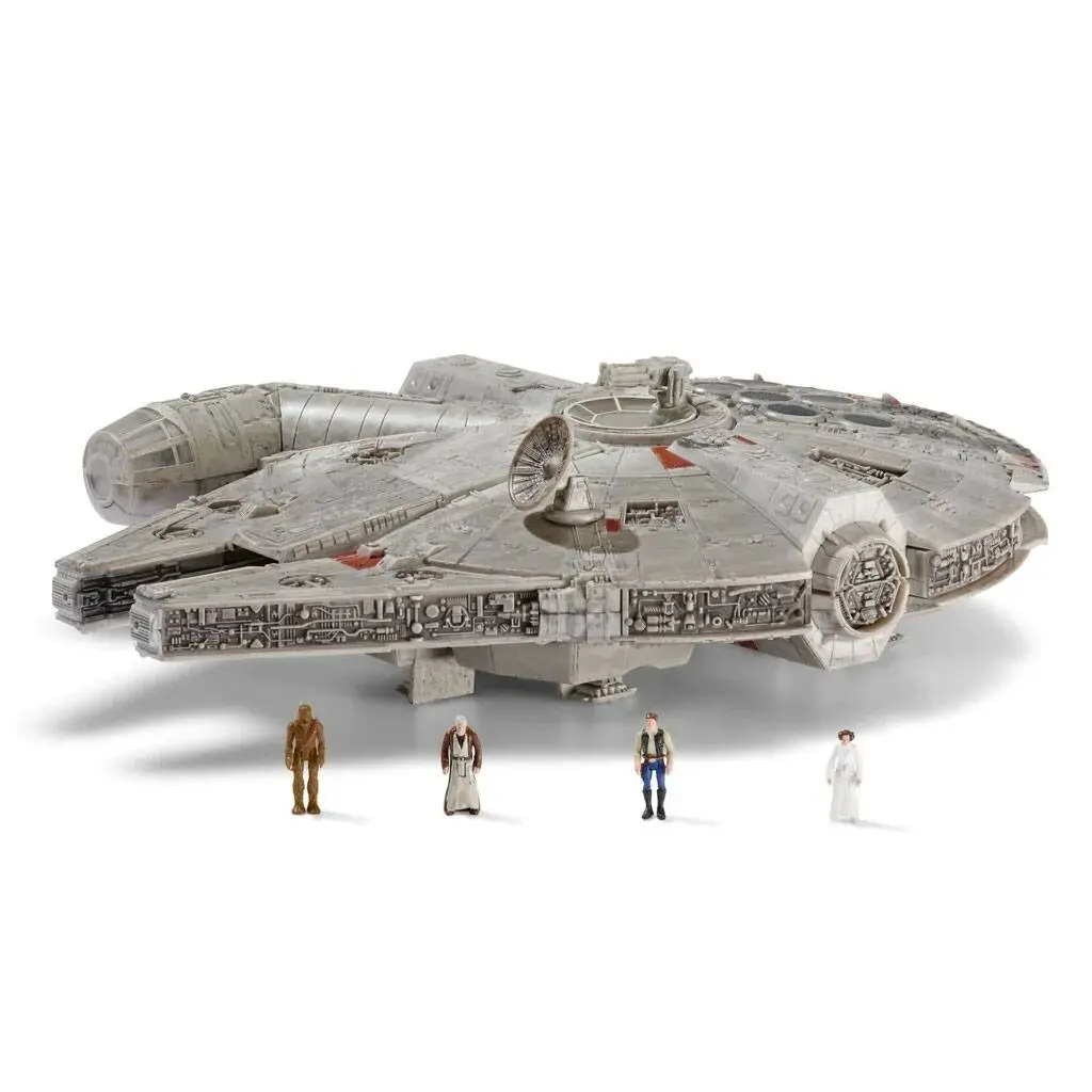 Star Wars Micro Galaxy Squadron Feature Vehicle z Figurkami Sokół Millennium 22 cm zdjęcie produktu