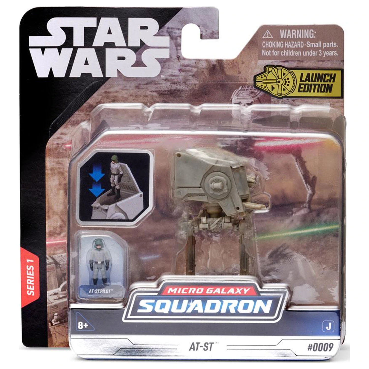 Star Wars Micro Galaxy Squadron Pojazd z Figurką AT-ST 7,5 cm zdjęcie produktu