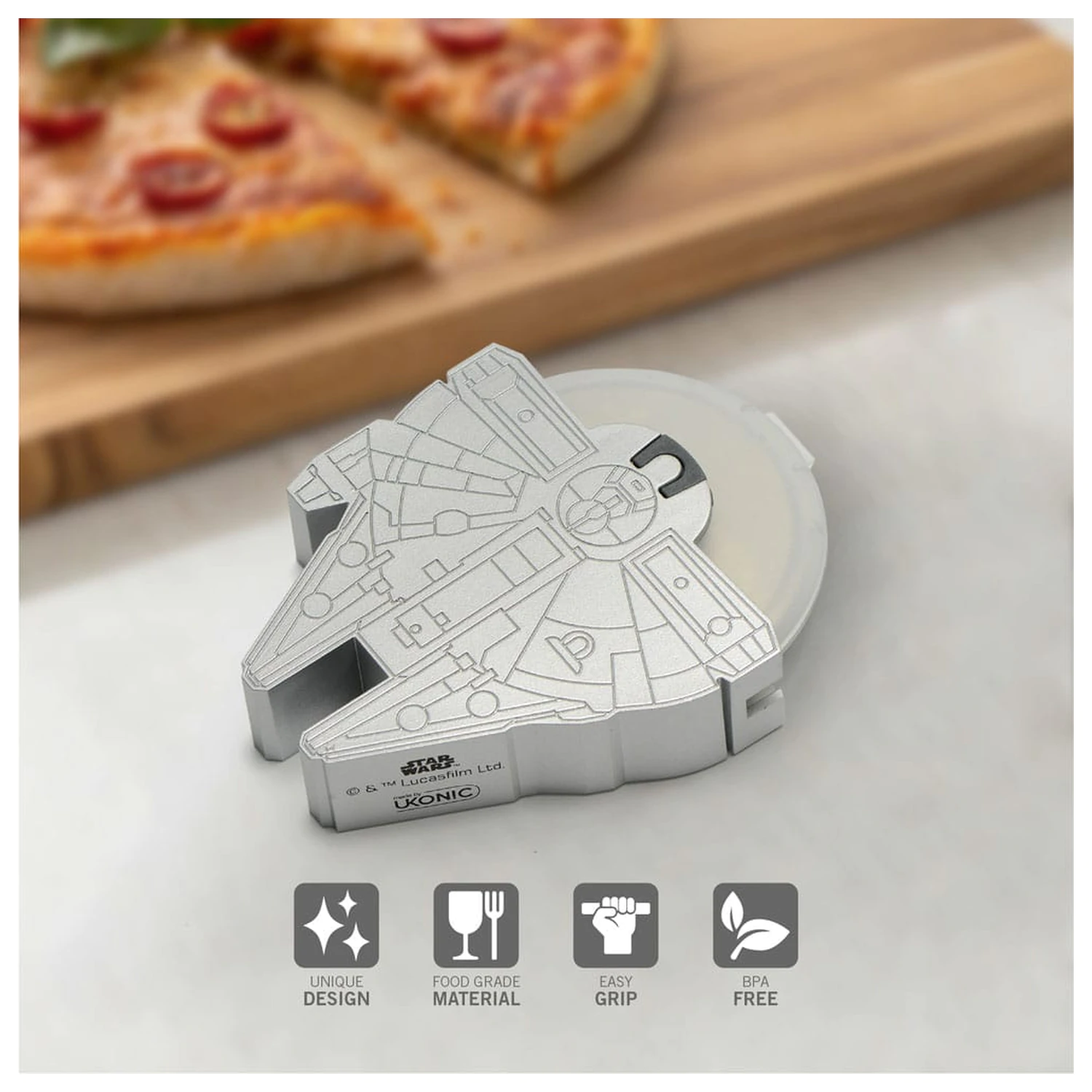 Star Wars Krajalnica do pizzy Millennium Falcon zdjęcie produktu