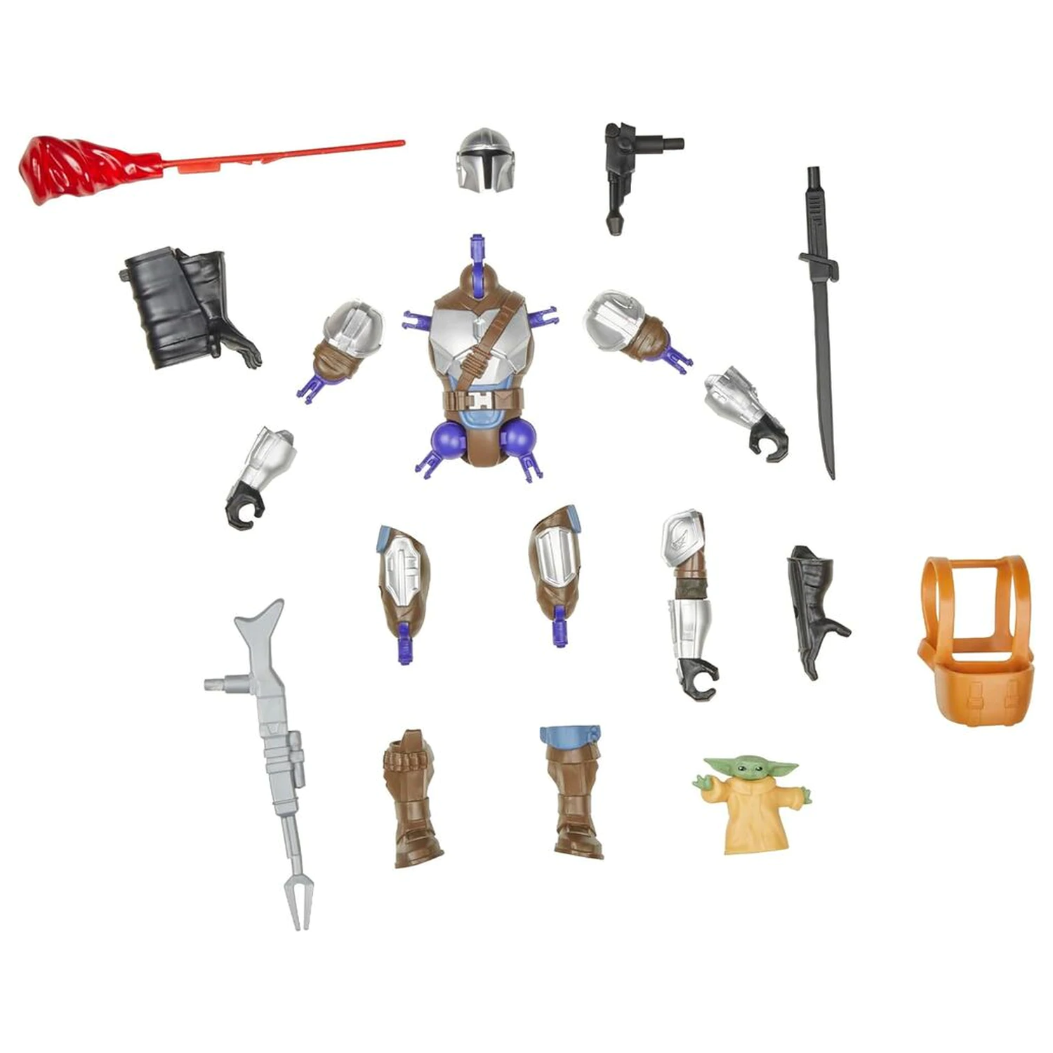 Star Wars Mix Mashers The Mandalorian & Grogu Deluxe figurka 12cm zdjęcie produktu