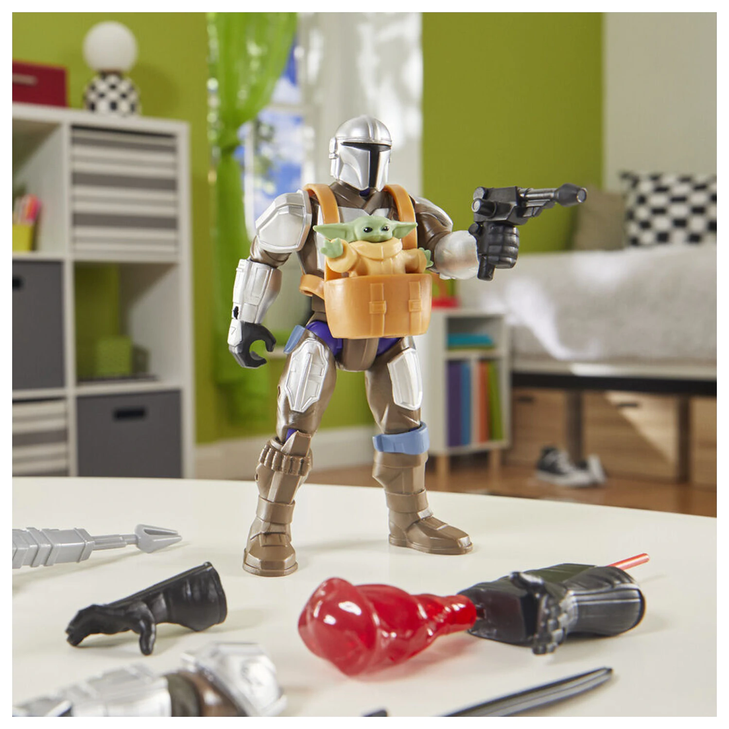Star Wars Mix Mashers The Mandalorian & Grogu Deluxe figurka 12cm zdjęcie produktu