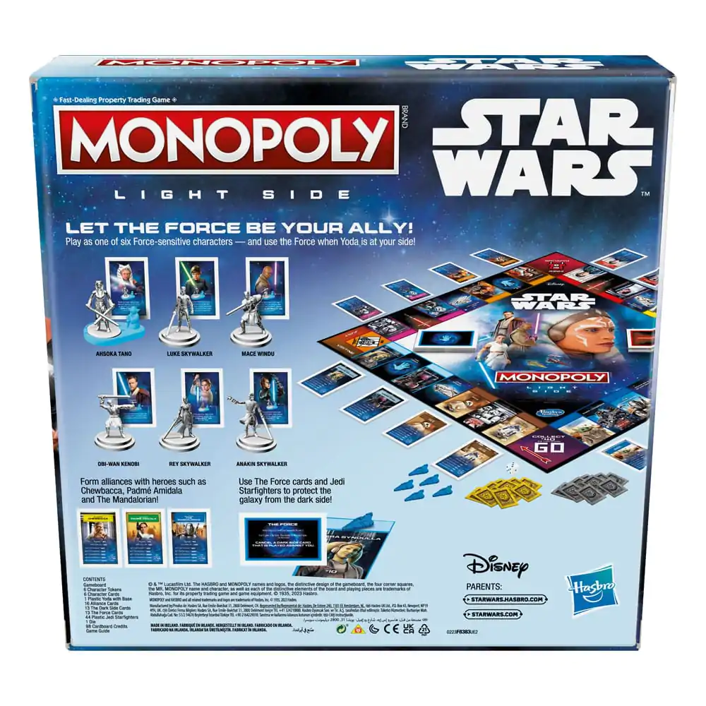 Star Wars Gra Planszowa Monopoly Light Side Edition *English Version* zdjęcie produktu