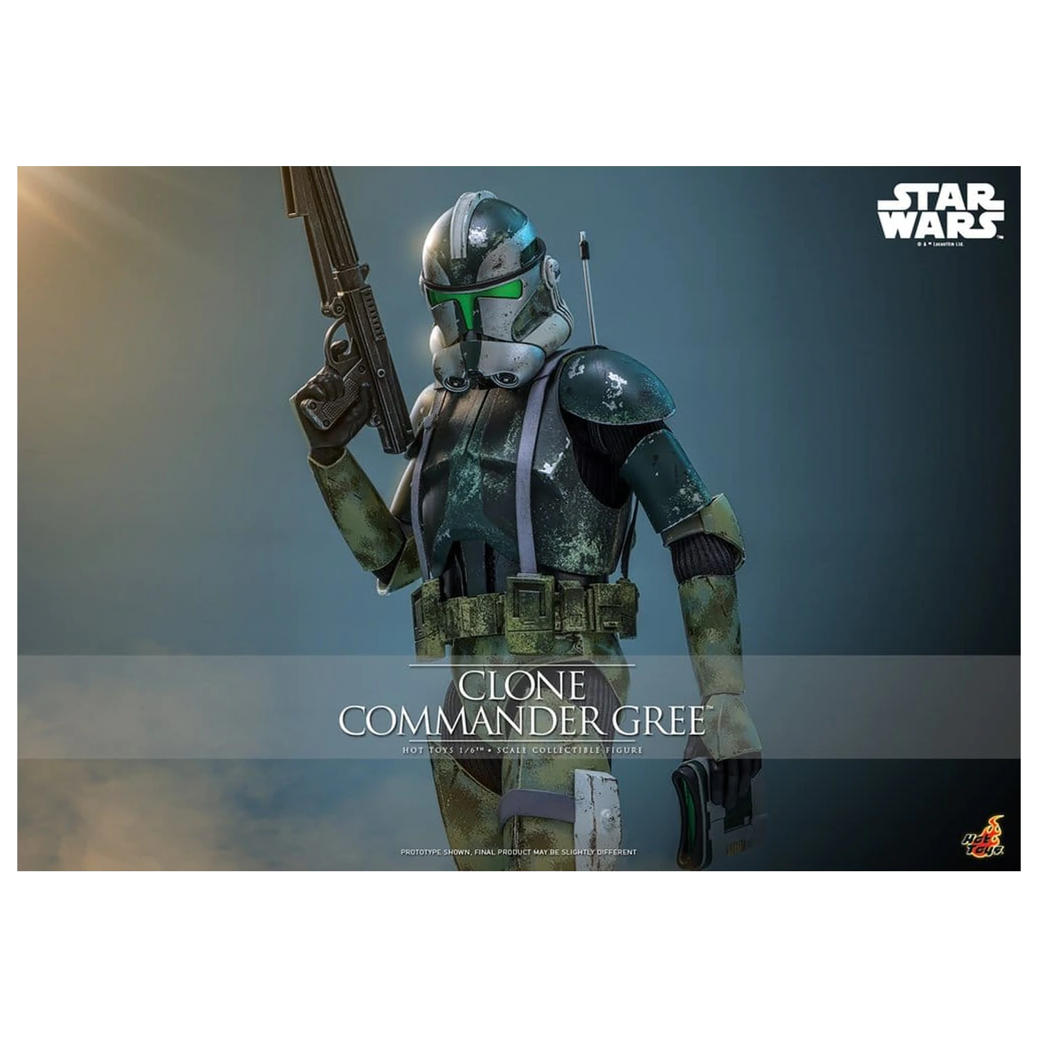 Star Wars Movie Masterpiece Figurka Akcji 1/6 Clone Commander Gree 30 cm zdjęcie produktu