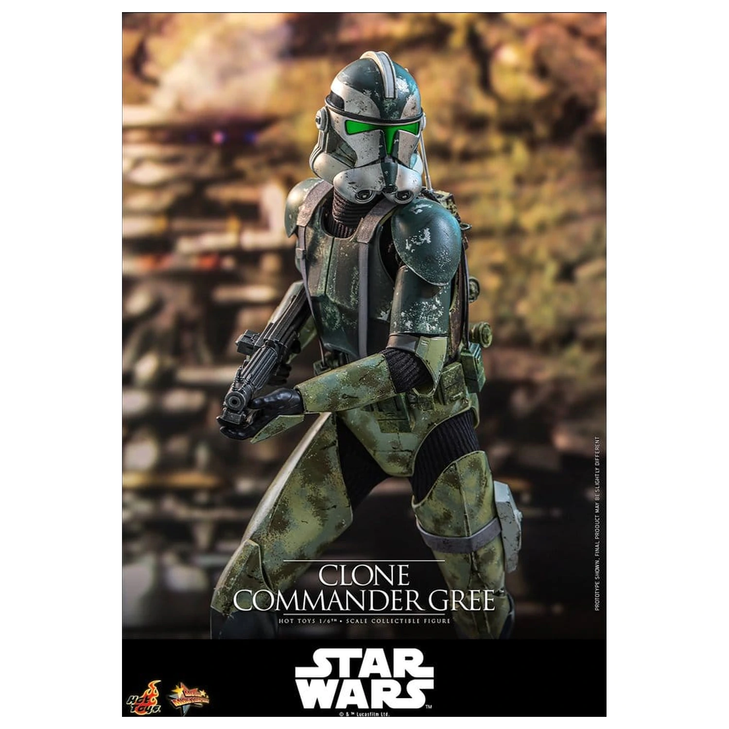 Star Wars Movie Masterpiece Figurka Akcji 1/6 Clone Commander Gree 30 cm zdjęcie produktu