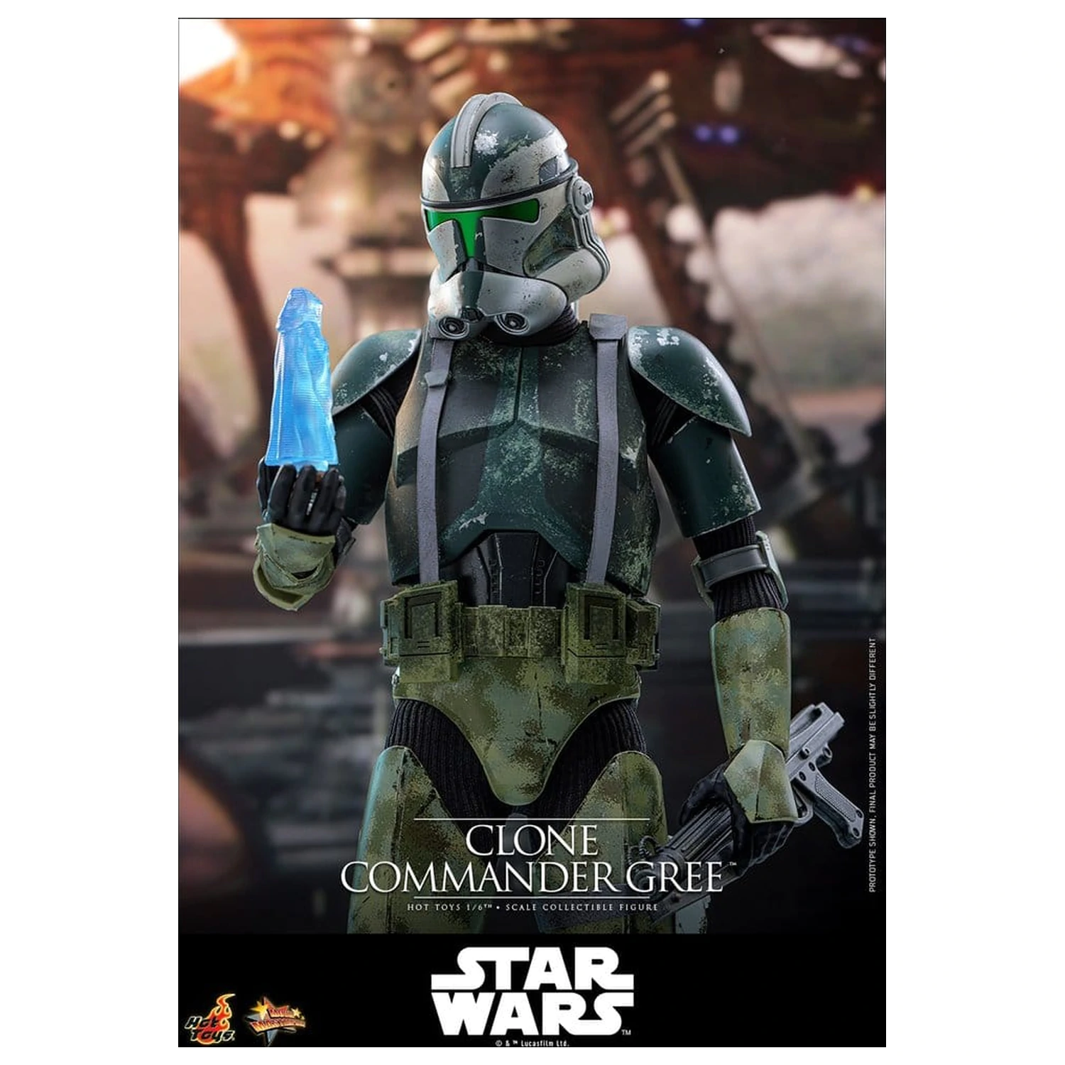 Star Wars Movie Masterpiece Figurka Akcji 1/6 Clone Commander Gree 30 cm zdjęcie produktu
