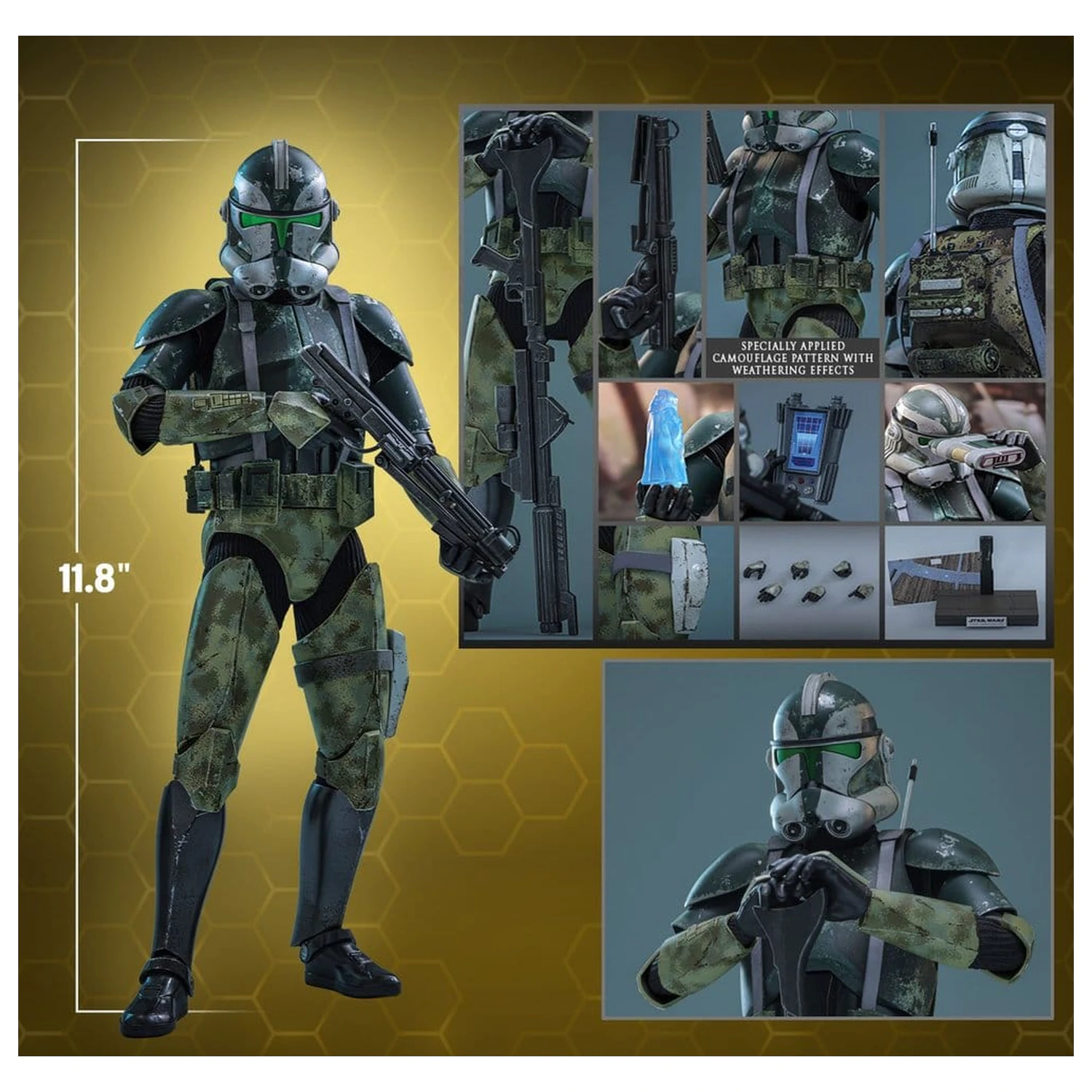 Star Wars Movie Masterpiece Figurka Akcji 1/6 Clone Commander Gree 30 cm zdjęcie produktu