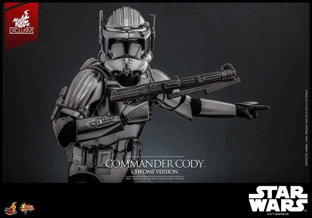 Star Wars Movie Masterpiece Figurka Akcji 1/6 Commander Cody (Chrome Version) Hot Toys Exclusive 30 cm zdjęcie produktu