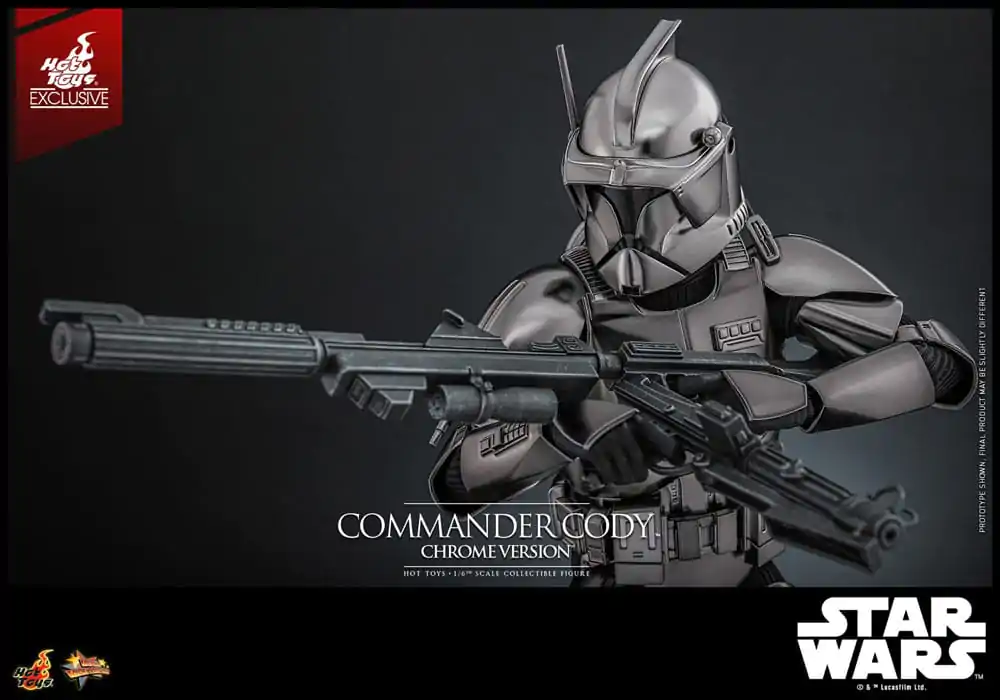 Star Wars Movie Masterpiece Figurka Akcji 1/6 Commander Cody (Chrome Version) Hot Toys Exclusive 30 cm zdjęcie produktu