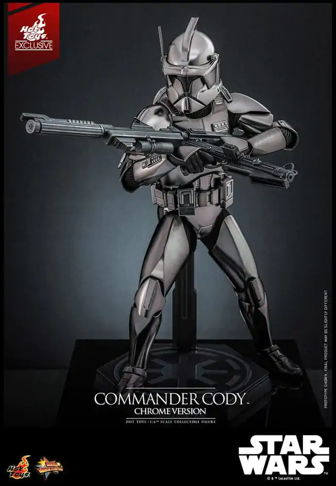 Star Wars Movie Masterpiece Figurka Akcji 1/6 Commander Cody (Chrome Version) Hot Toys Exclusive 30 cm zdjęcie produktu