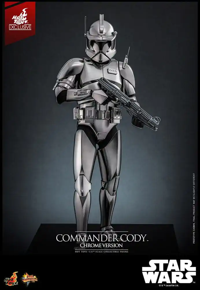Star Wars Movie Masterpiece Figurka Akcji 1/6 Commander Cody (Chrome Version) Hot Toys Exclusive 30 cm zdjęcie produktu