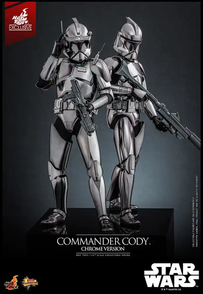 Star Wars Movie Masterpiece Figurka Akcji 1/6 Commander Cody (Chrome Version) Hot Toys Exclusive 30 cm zdjęcie produktu