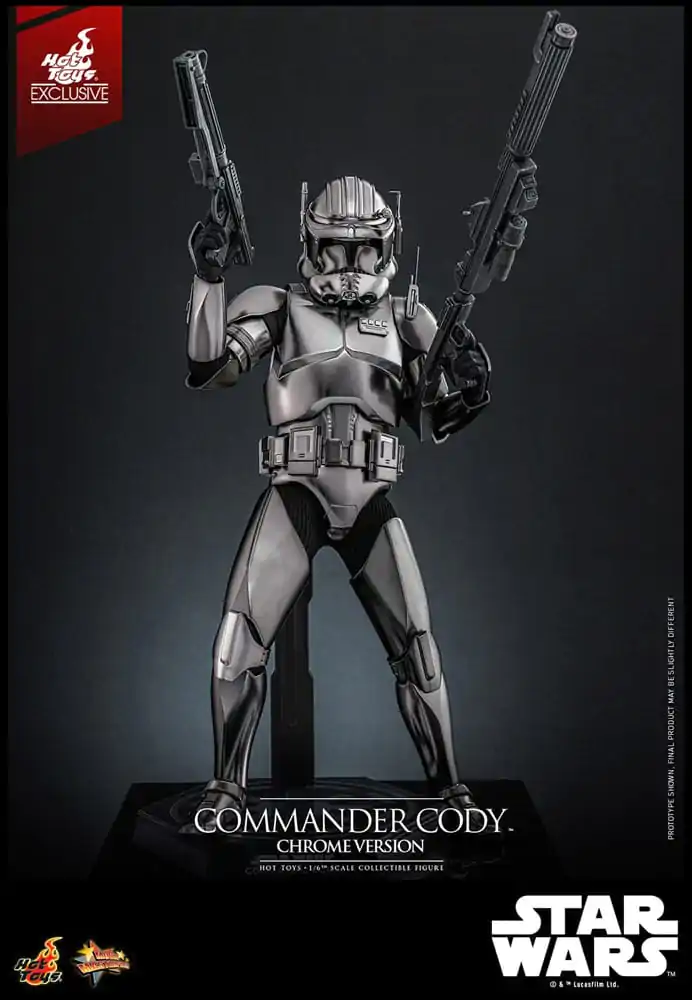 Star Wars Movie Masterpiece Figurka Akcji 1/6 Commander Cody (Chrome Version) Hot Toys Exclusive 30 cm zdjęcie produktu