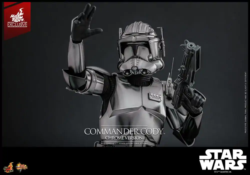 Star Wars Movie Masterpiece Figurka Akcji 1/6 Commander Cody (Chrome Version) Hot Toys Exclusive 30 cm zdjęcie produktu