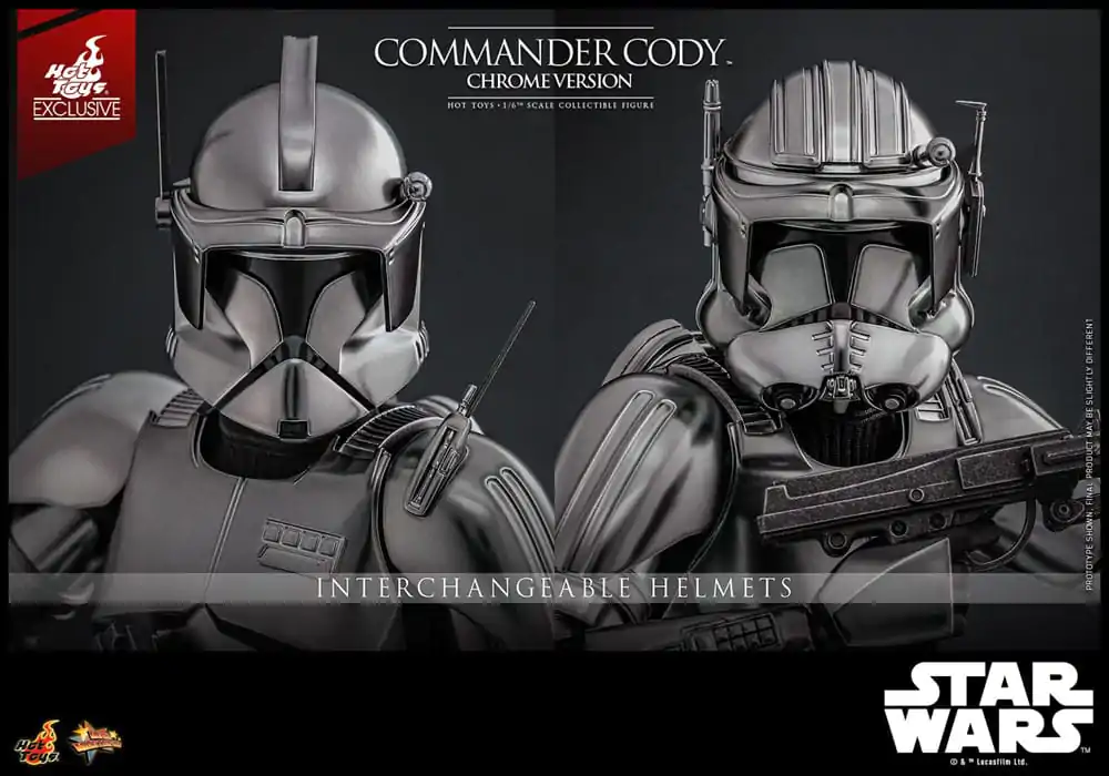 Star Wars Movie Masterpiece Figurka Akcji 1/6 Commander Cody (Chrome Version) Hot Toys Exclusive 30 cm zdjęcie produktu