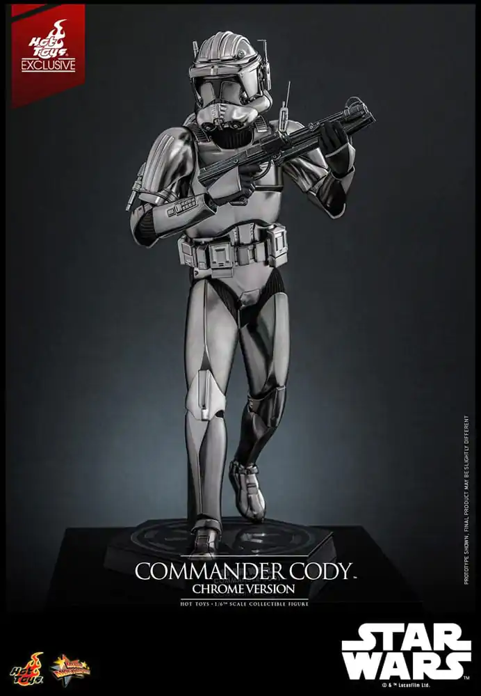 Star Wars Movie Masterpiece Figurka Akcji 1/6 Commander Cody (Chrome Version) Hot Toys Exclusive 30 cm zdjęcie produktu