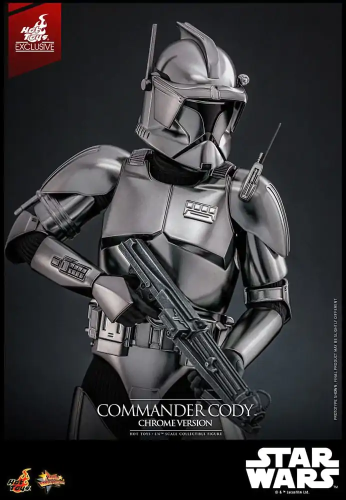 Star Wars Movie Masterpiece Figurka Akcji 1/6 Commander Cody (Chrome Version) Hot Toys Exclusive 30 cm zdjęcie produktu