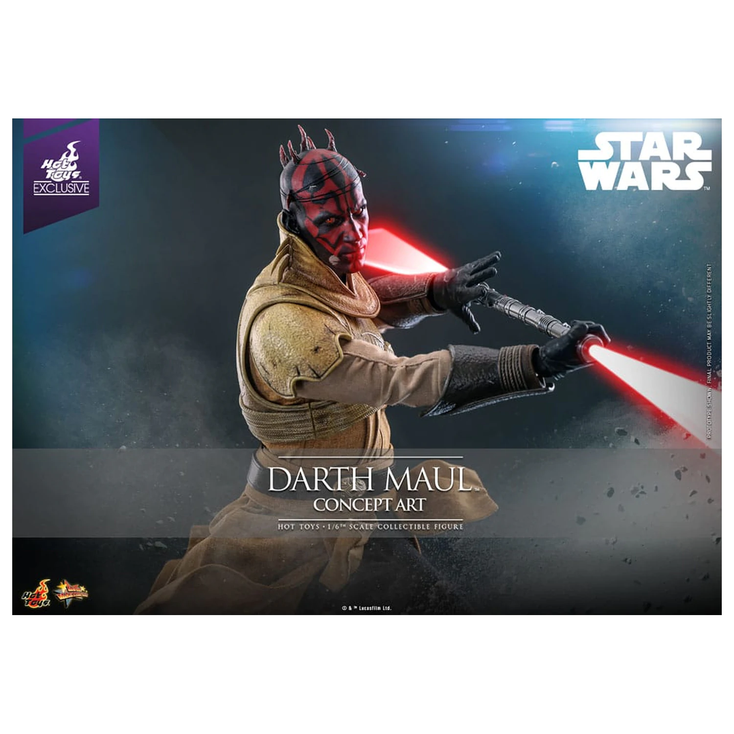 Star Wars Movie Masterpiece Figurka Akcji 1/6 Darth Maul (Concept Art) Hot Toys Exclusive 35 cm zdjęcie produktu