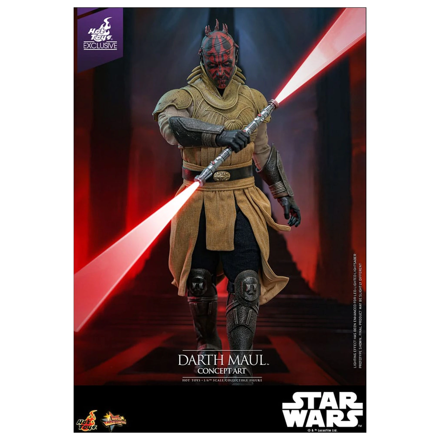 Star Wars Movie Masterpiece Figurka Akcji 1/6 Darth Maul (Concept Art) Hot Toys Exclusive 35 cm zdjęcie produktu